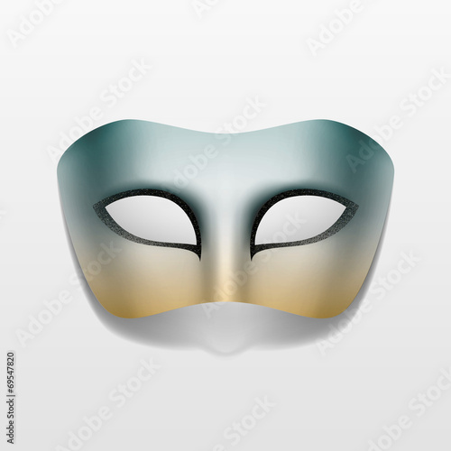 Vector Carnival Masquerade Party Mask Isolated