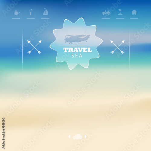 vector illustration template.design for tourist sites.