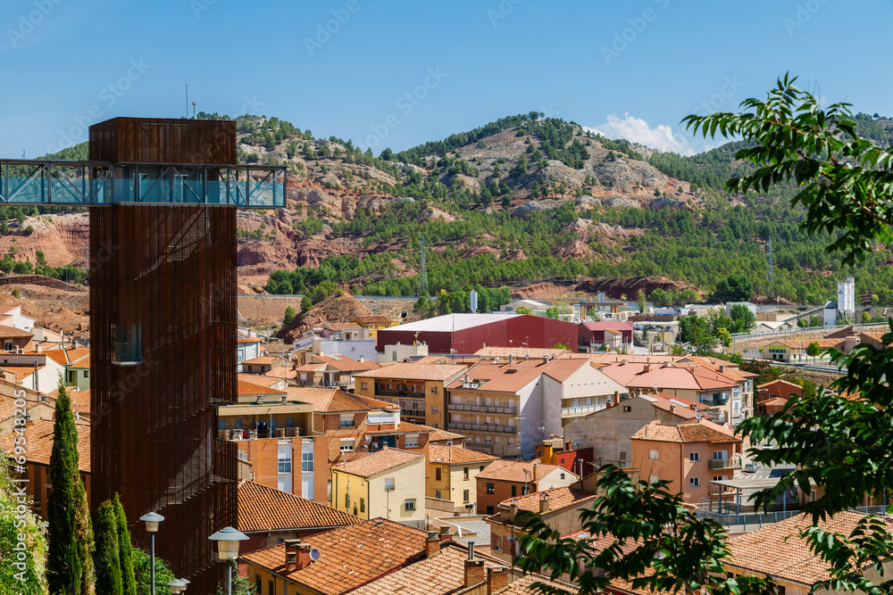 Viewpoint over Teruel Old Town, Aragon, Spain
