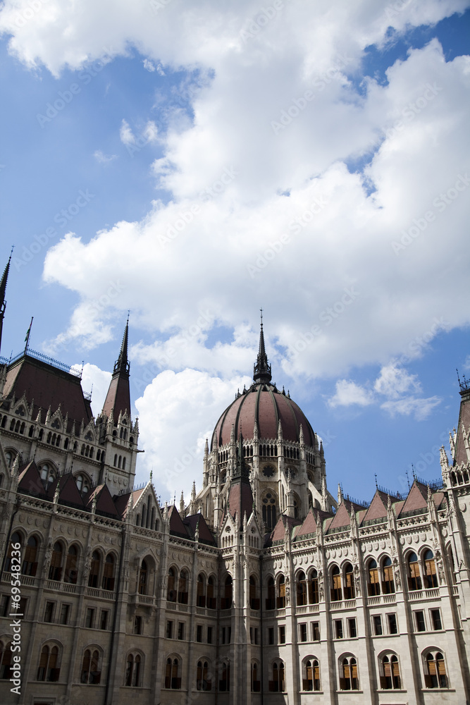 Parliament building in Budapest, Hungary