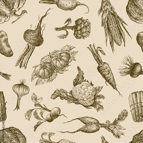 pattern of the vegetables
