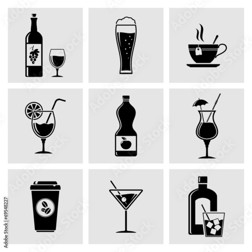 Beverage icons