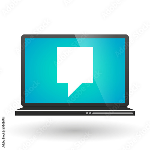 Laptop with a tooltip
