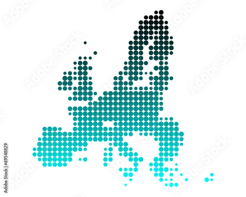 Karte der Europäischen Union