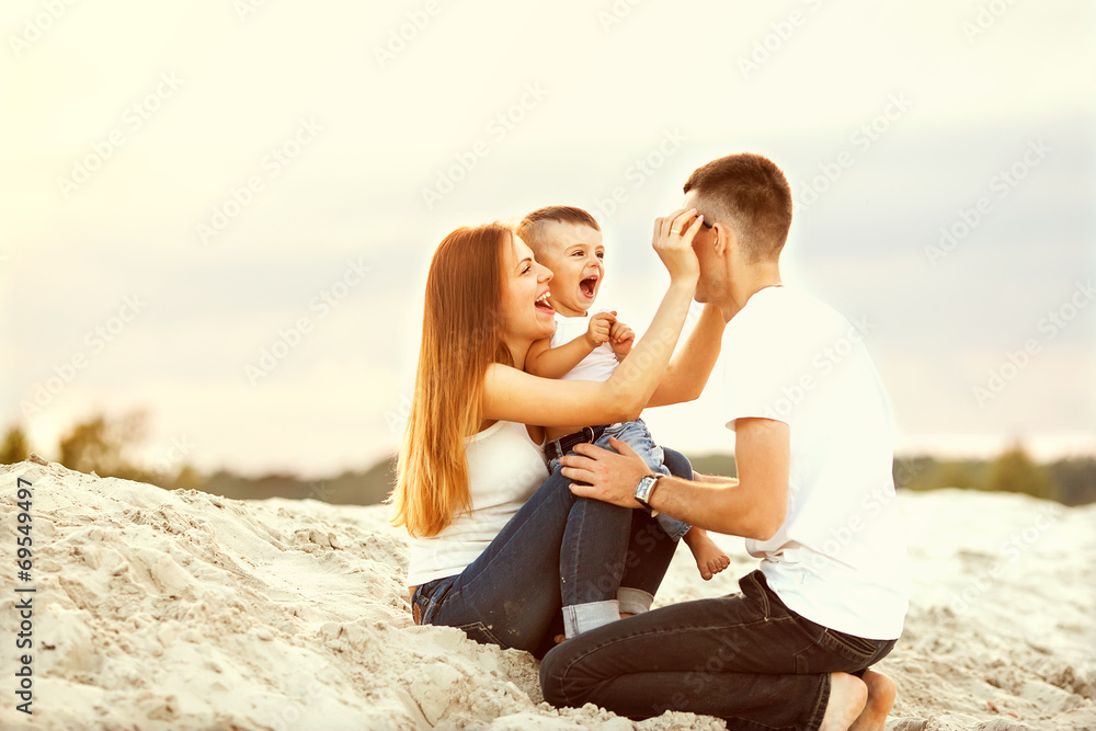 family in love in the mountains laughing and playing family in love in the mountains laughing and playing