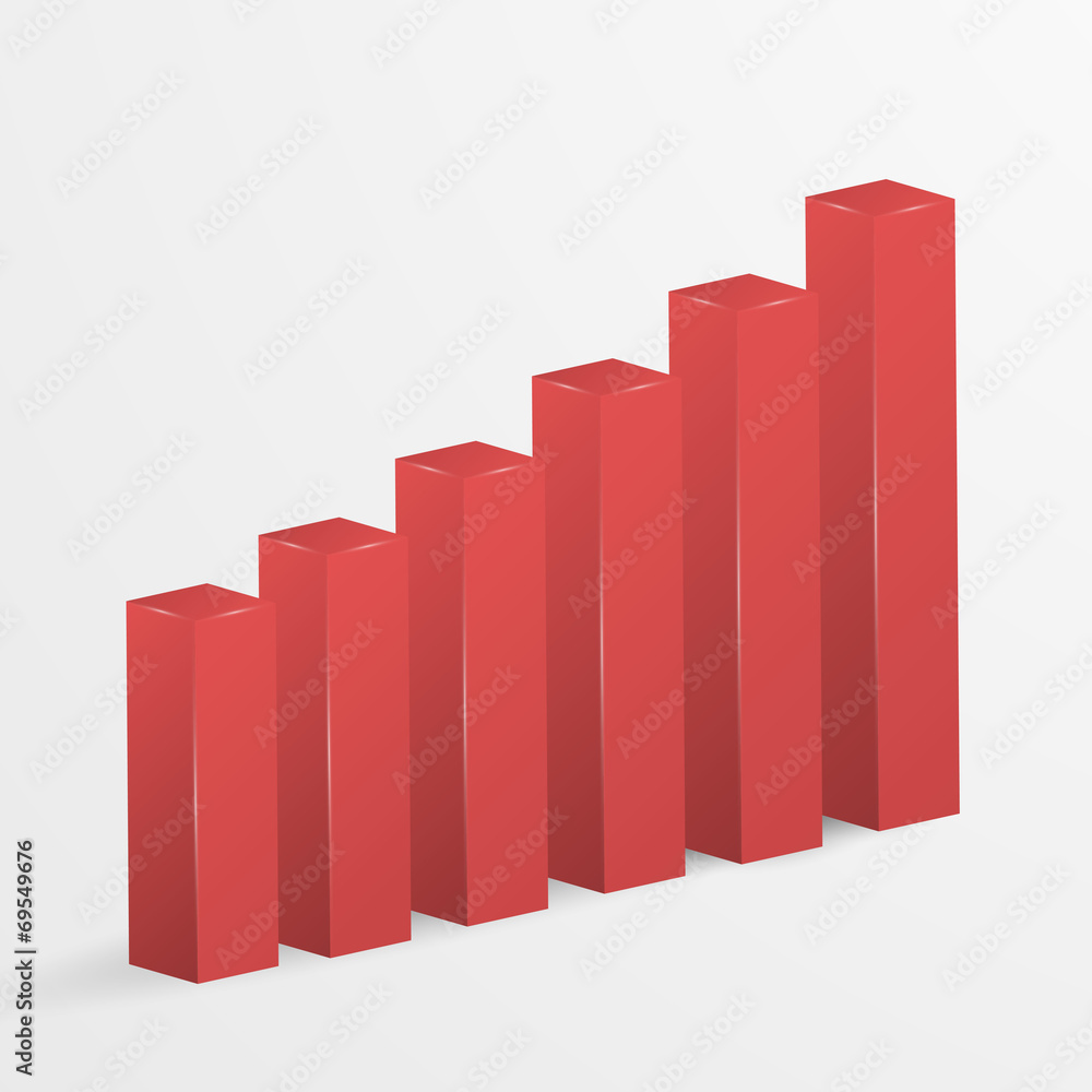 Financial bar graph icon. Vector illustration. Financial bar graph icon. Vector illustration.