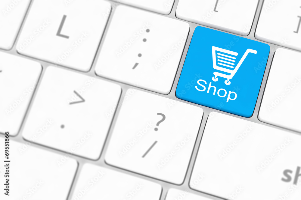 shopping enter button key on white keyboard shopping enter button key on white keyboard