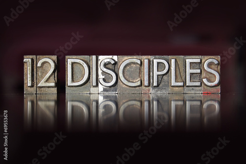 Twelve Disciples Letterpress