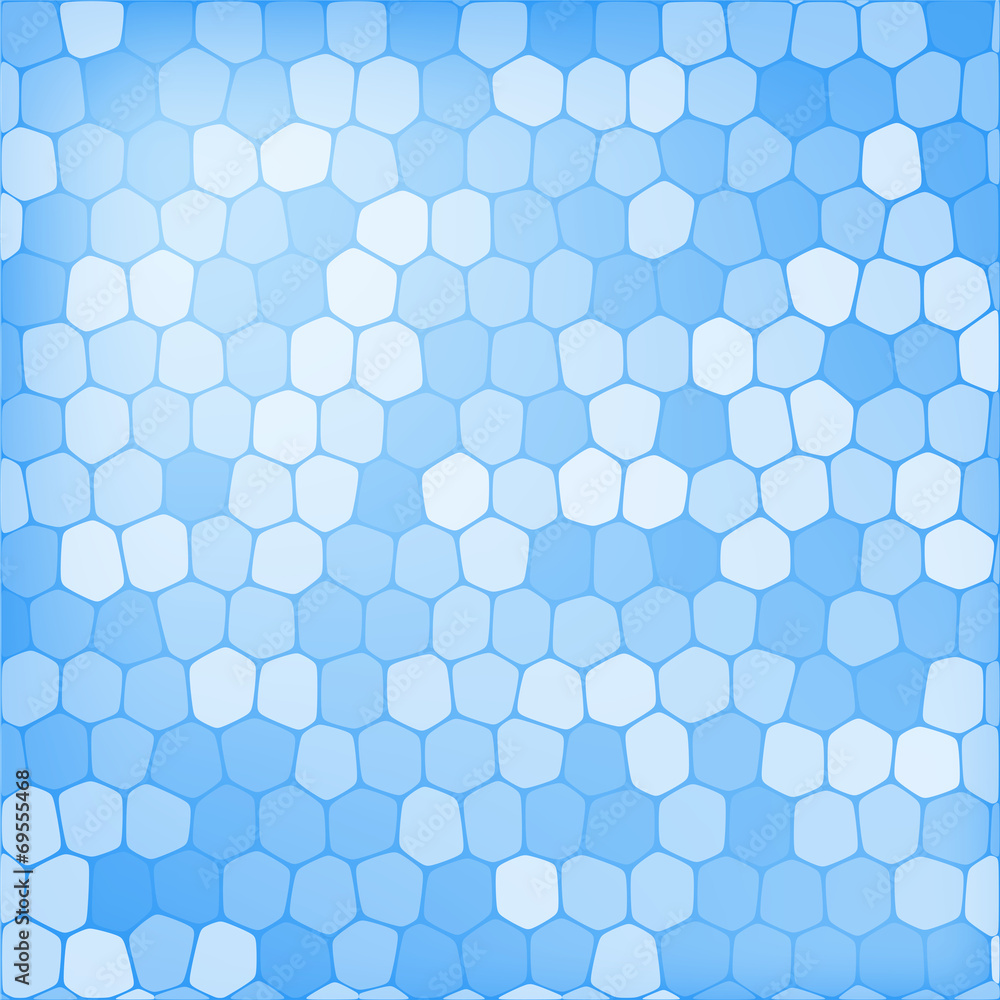 Abstract blue geometric background
