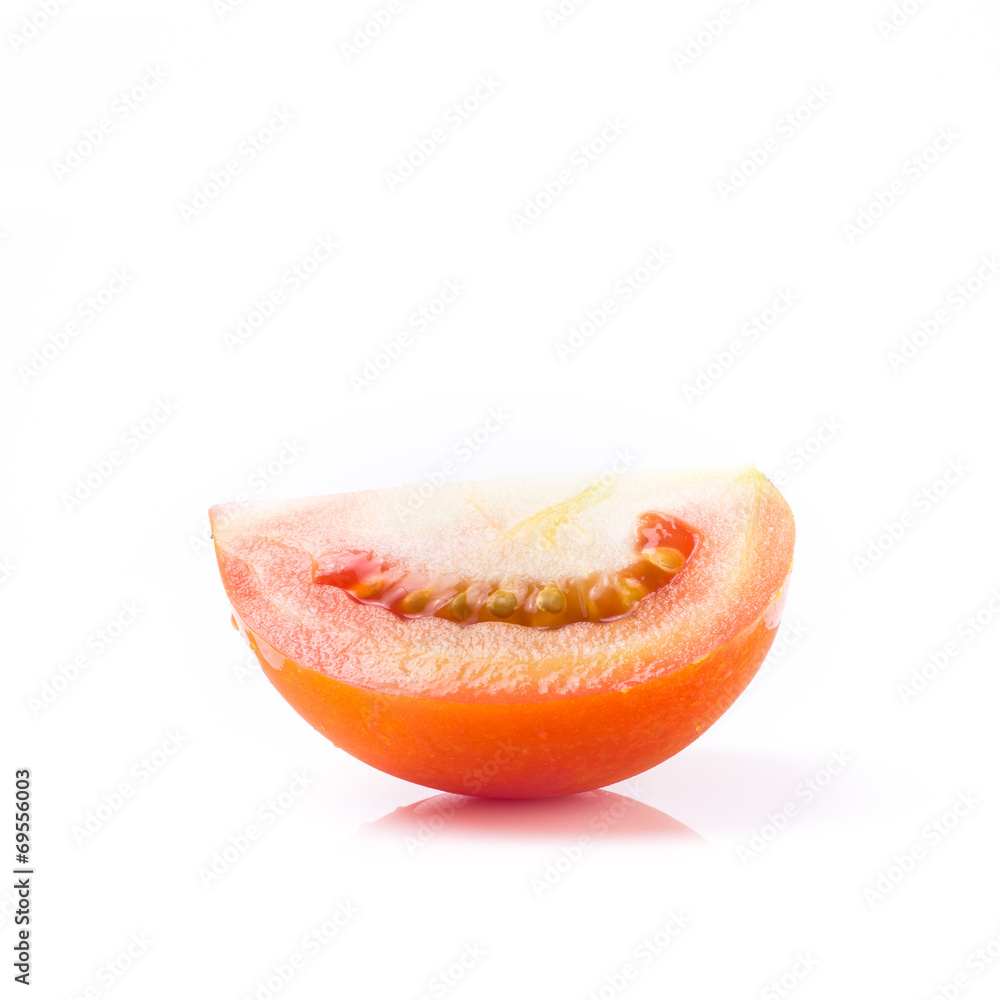 Tomato on isolated with space for your create Tomato on isolated with space for your create