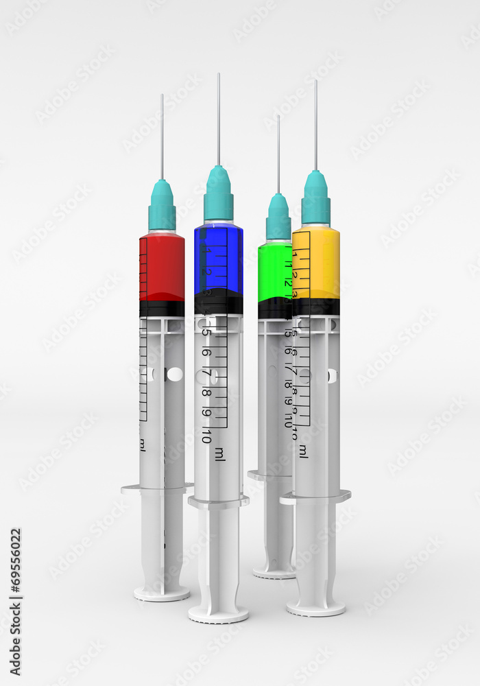 Multi Colored Syringes Multi Colored Syringes