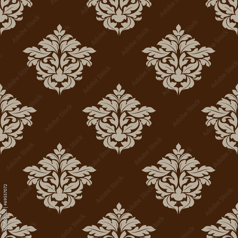 Retro ochre seamless pattern Retro ochre seamless pattern