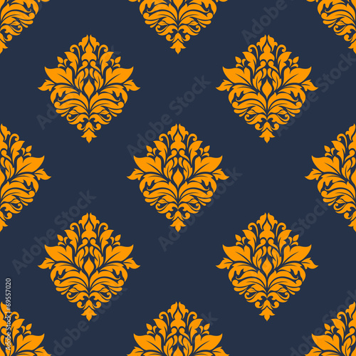 Retro orange seamless pattern