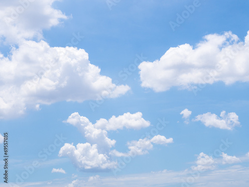 clouds in blue sky