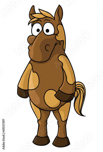 Cartoon horse character