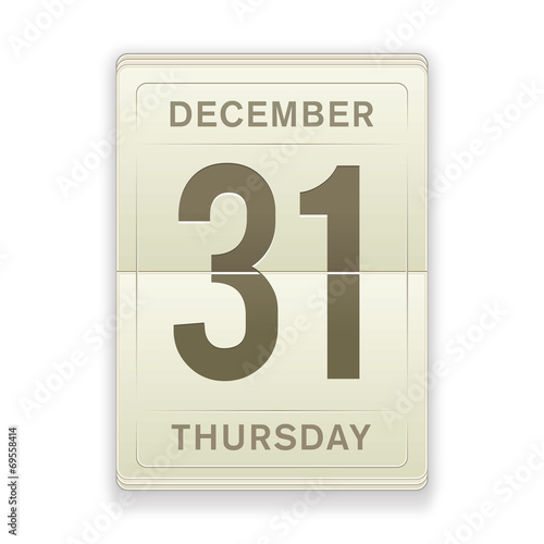 Vector Daily Calendar