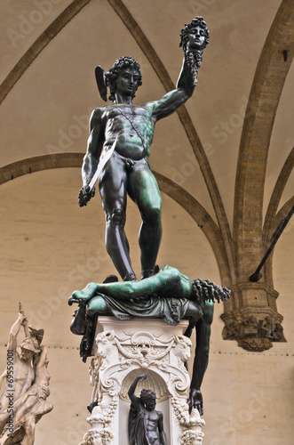Perseus with the Head of Medusa sculpture, Florence, Tuscany