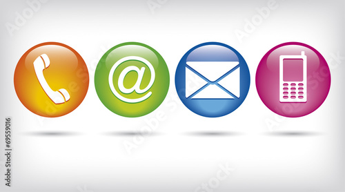 Contact us. Button