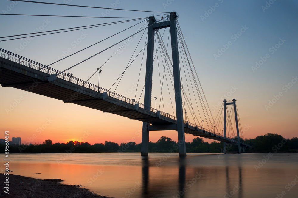 Obraz premium Suspension bridge