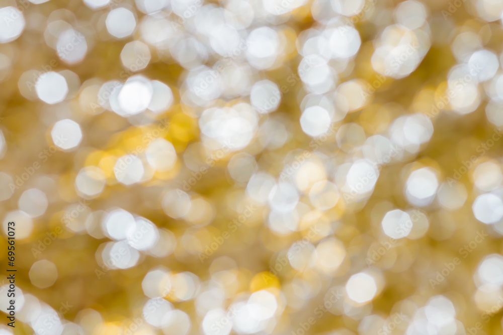 Gold christmas lights background. Blurry Gold christmas lights background. Blurry