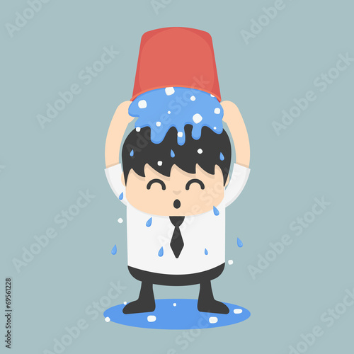 Ice bucket Challenge Business EPS.10