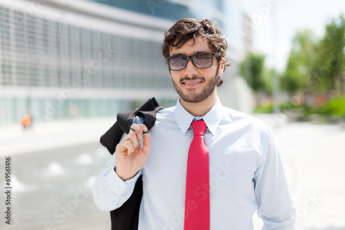 Portrait of an handsome businessman