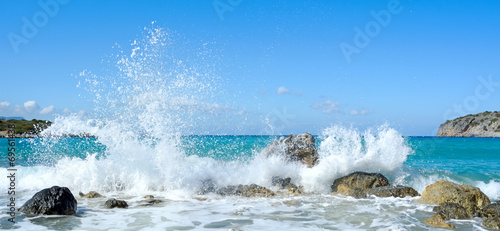 Waves of the sea. Mirabellno Bay #69561438