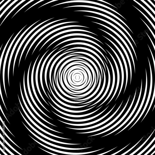 Design whirlpool movement illusion background