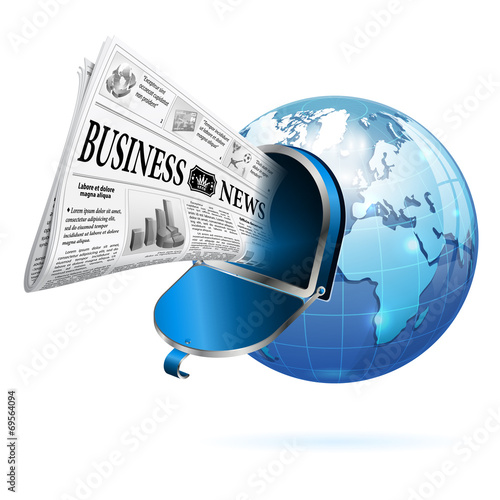 Concept - Digital News