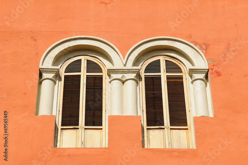 Detail of the colonial window