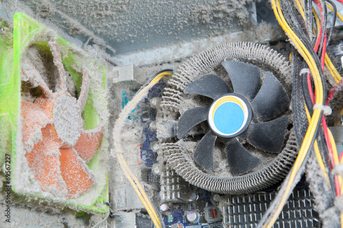 dusty parts of the computer