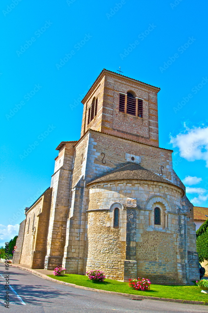 Fototapeta premium EGLISE DE SANDRANS AIN 3