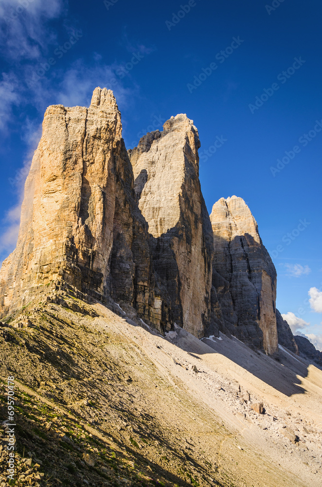 Tre Cime di Lavaredo, Sesto, Dolomites Mountains, Italy