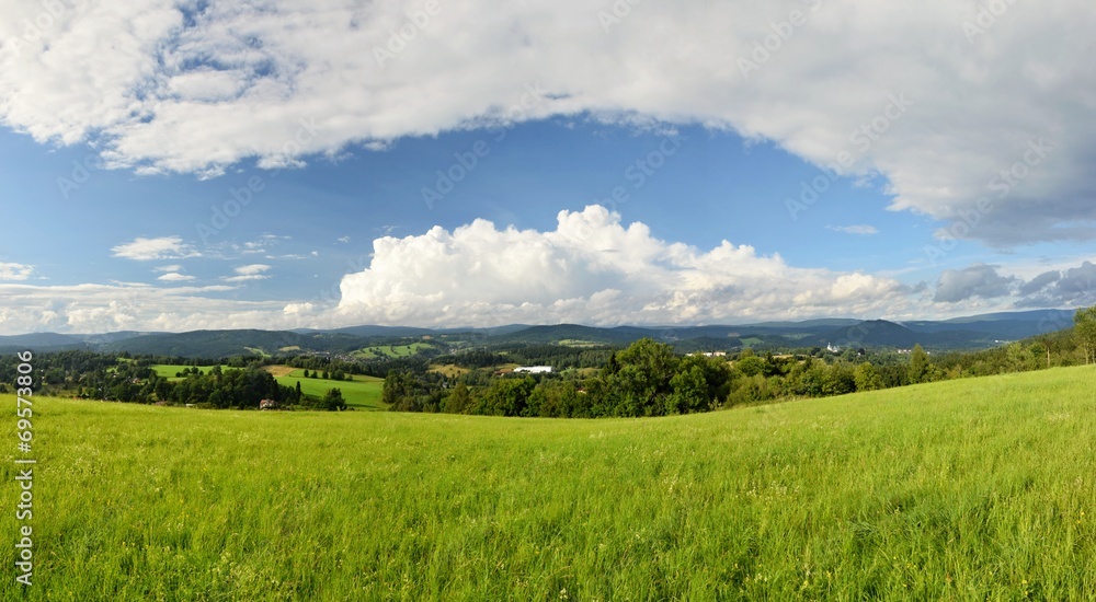 Landscape in the Jizera Mountains in the Czech Republic Landscape in the Jizera Mountains in the Czech Republic