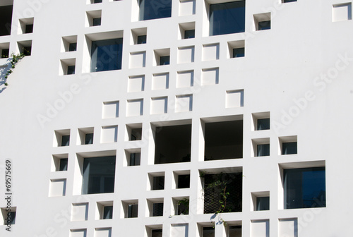 Atypische quadratische Fenster