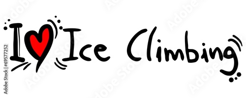 Ice climbing love