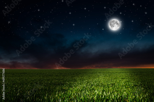 Night background. Elements of this image furnished by NASA.