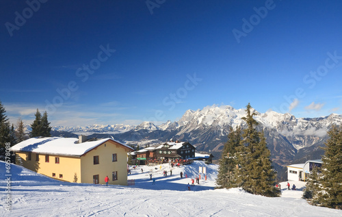 Ski resort Schladming . Austria