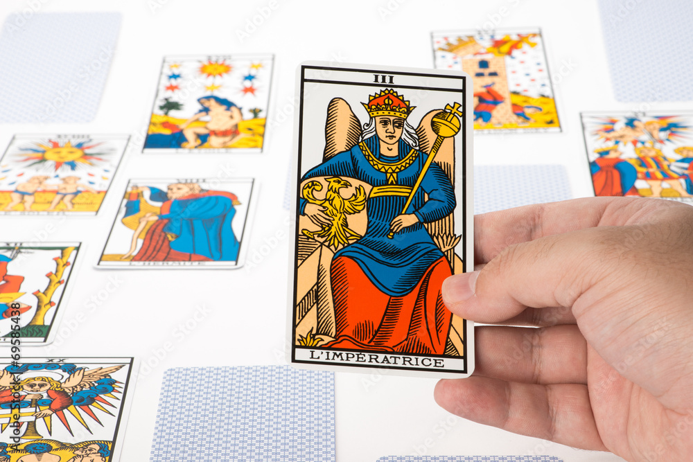 Obraz premium Draw tarot : The Empress