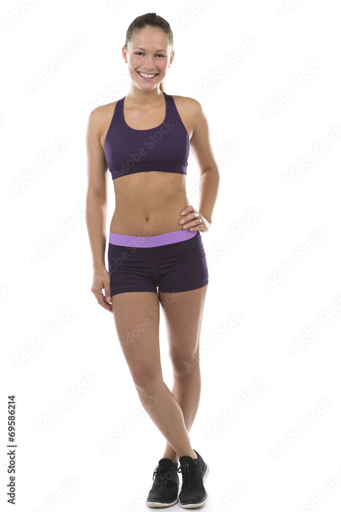 Relaxed fit young woman with a lovely smile Relaxed fit young woman with a lovely smile