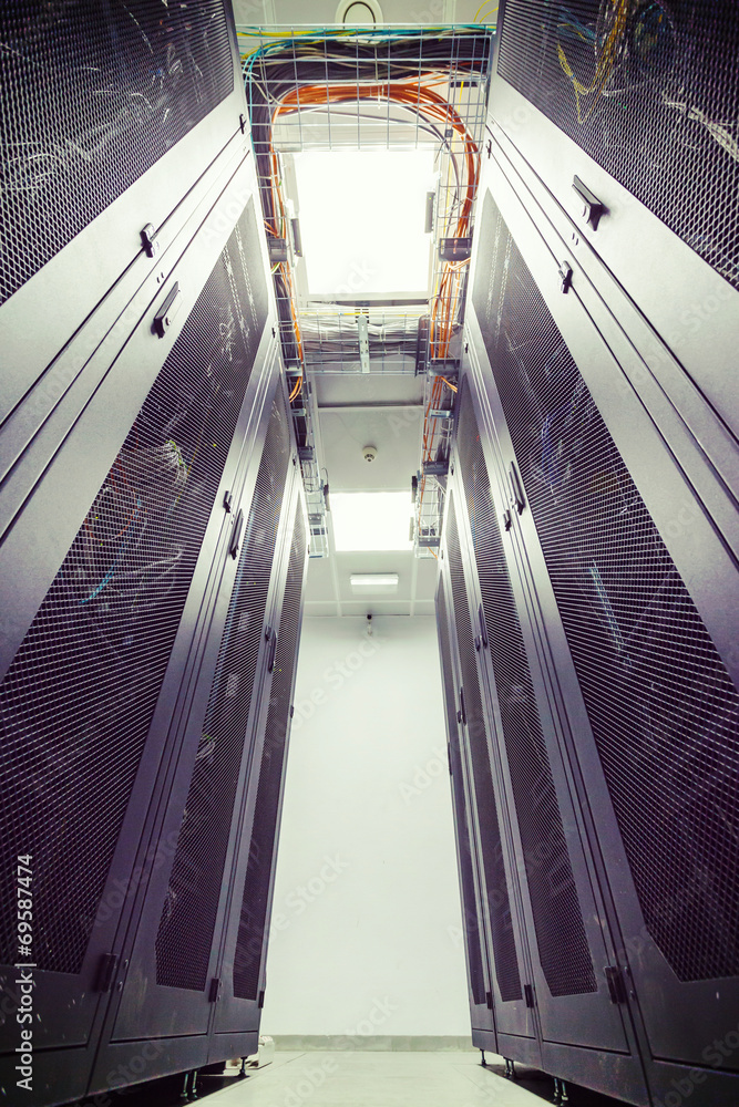 Obraz premium racks in the data center