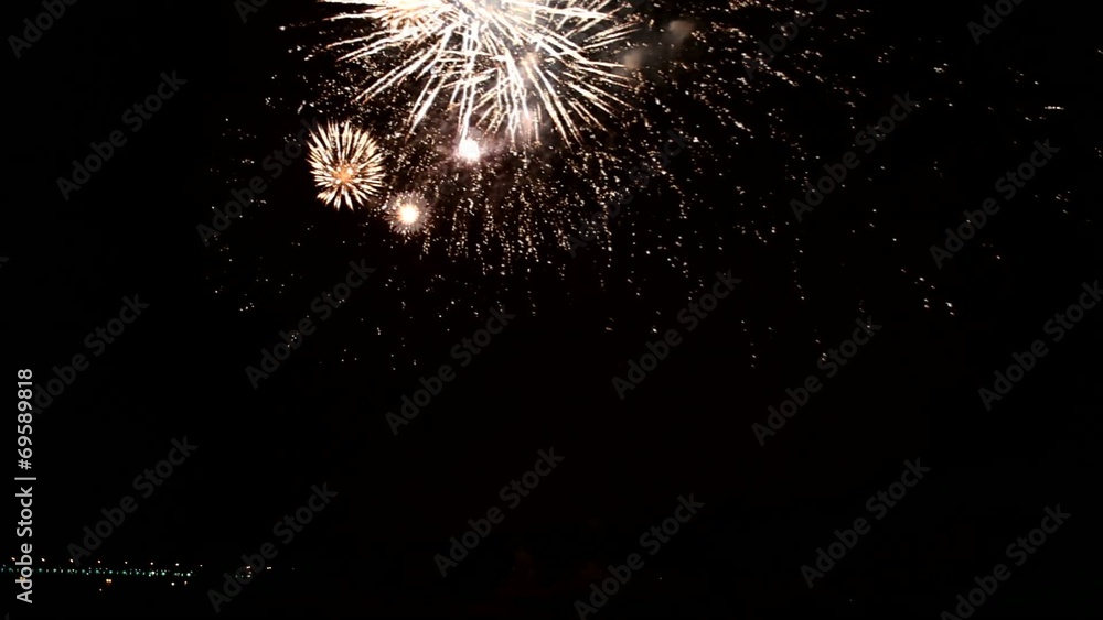 Fireworks at night Fireworks at night