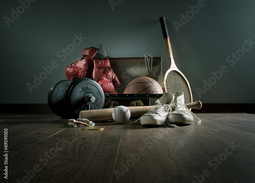 Teenager sports equipment photo