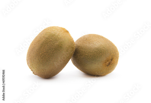 kiwi over white background