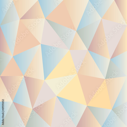Background of pale colored triangles of different shapes