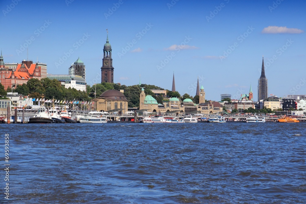 Hamburg, Germany skyline