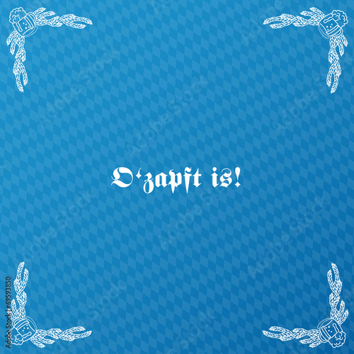 Oktoberfest O'zapft is! - Karte Card Ornament