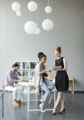Young people in the office