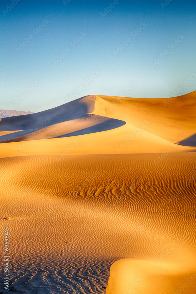 Death Valley Dunes - obrazy, fototapety, plakaty 