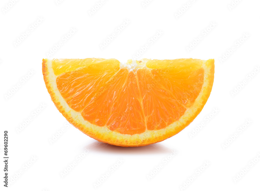Orange on a white background. Orange on a white background.